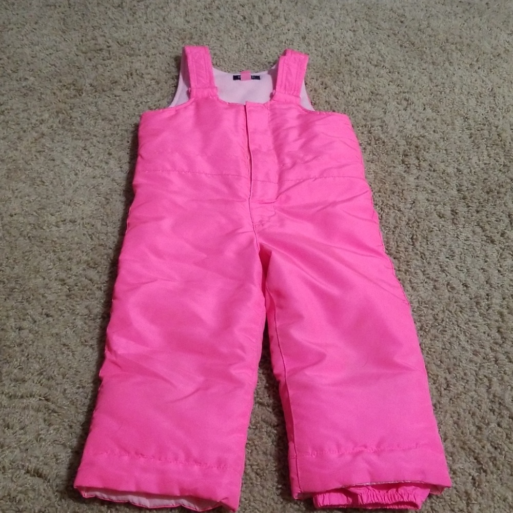 Toddler girl snow bibs